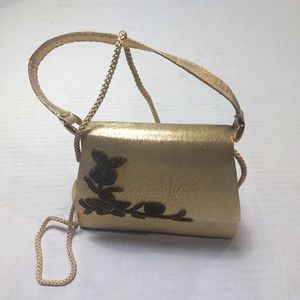 ELKA Vintage Gold Mini Handbag.